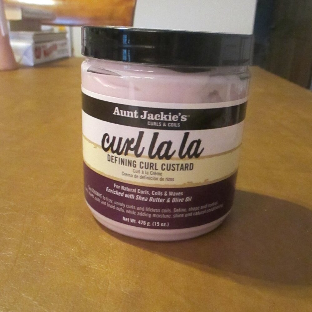 New Aunt Jackie's Curl La La, Lightweight Curl Defining Custard, Enriched 15 oz